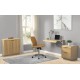 Curve Wall Mounted Drop Desk Oak